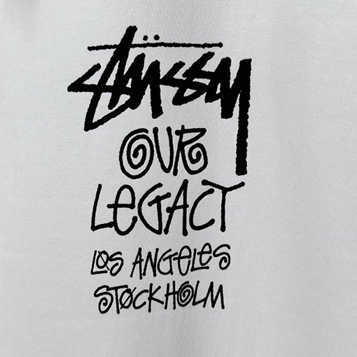 ステューシースーパーコピー STUSSY X OUR LEGACYサーファーサーフィン限定Tシャツ