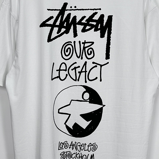 ステューシースーパーコピー STUSSY X OUR LEGACYサーファーサーフィン限定Tシャツ