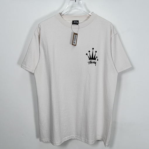 ステューシー SS24 REGAL CROWN TEE PIGMENT DYED クラウンプリント半袖シャツ
