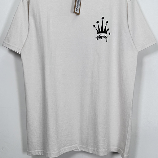 ステューシー SS24 REGAL CROWN TEE PIGMENT DYED クラウンプリント半袖シャツ