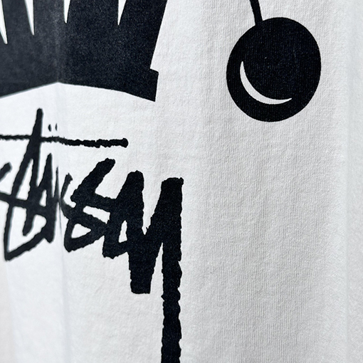 ステューシー SS24 REGAL CROWN TEE PIGMENT DYED クラウンプリント半袖シャツ