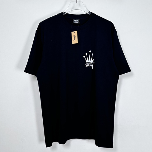 ステューシー SS24 REGAL CROWN TEE PIGMENT DYED クラウンプリント半袖シャツ