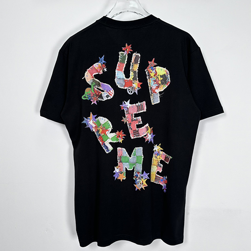 シュプリーム  24SS  ステッカープリント半袖Tシャツ