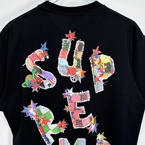 シュプリーム  24SS  ステッカープリント半袖Tシャツ