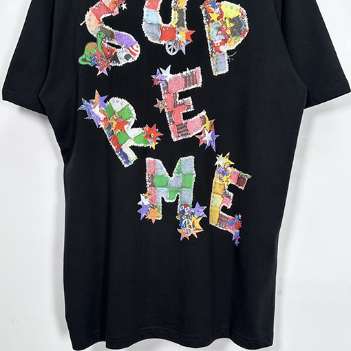 シュプリーム  24SS  ステッカープリント半袖Tシャツ