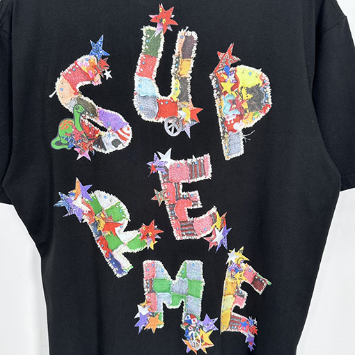 シュプリーム  24SS  ステッカープリント半袖Tシャツ