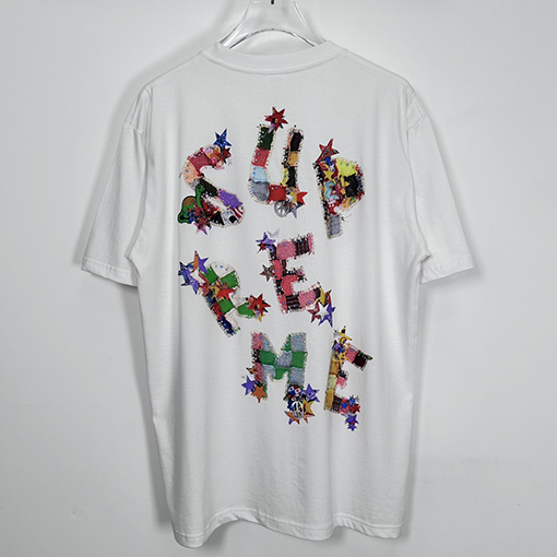 シュプリーム  24SS  ステッカープリント半袖Tシャツ