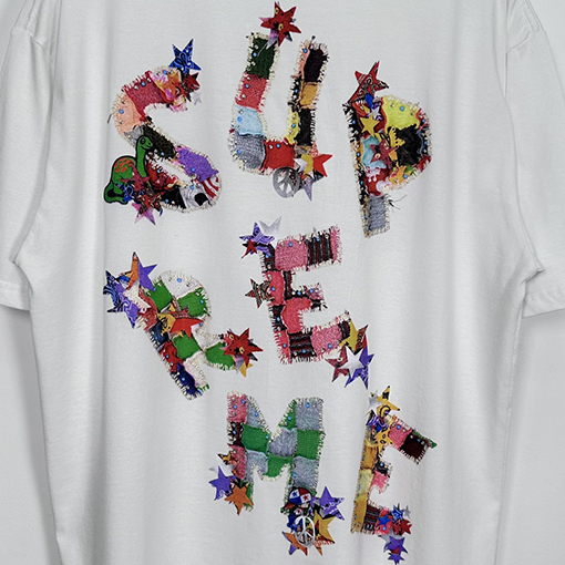 シュプリーム  24SS  ステッカープリント半袖Tシャツ