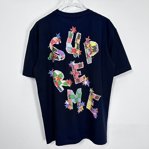シュプリーム  24SS  ステッカープリント半袖Tシャツ
