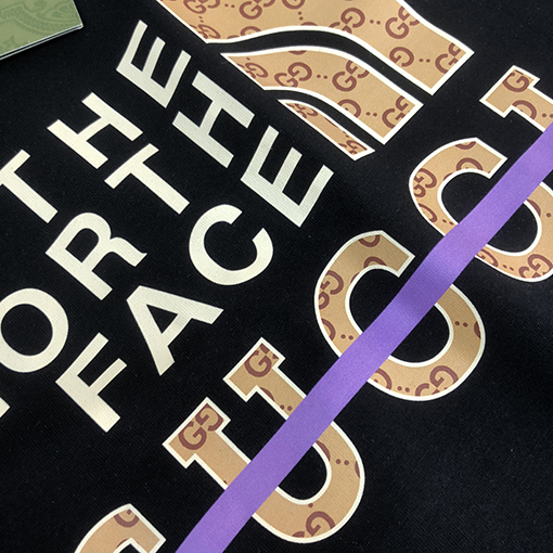 グッチ GUCCI X North Face カップルラウンドネック半袖Tシャツ