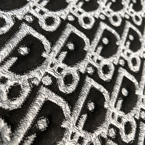 ディオール アルファベット柄ジャカードタオル半袖Tシャツ