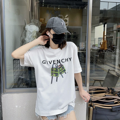 ジバンシイ ロックプリント半袖Tシャツ