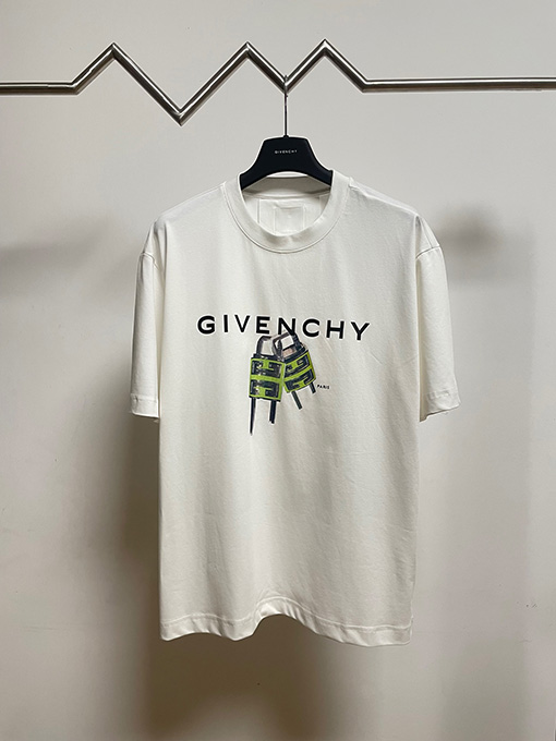 ジバンシイ ロックプリント半袖Tシャツ