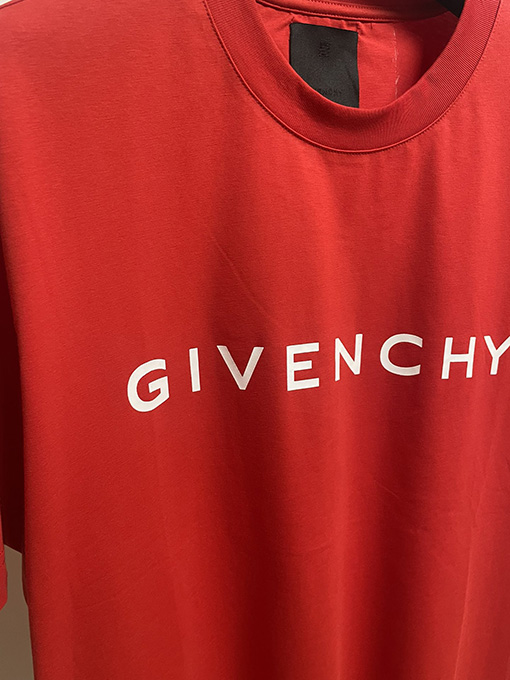ジバンシイ   クラシックアルファベット半袖Tシャツ