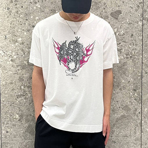 ジバンシイスーパーコピー プリント半袖Tシャツ