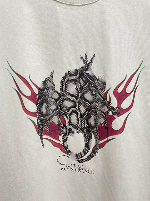 ジバンシイスーパーコピー プリント半袖Tシャツ