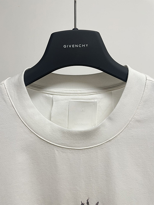 ジバンシイスーパーコピー プリント半袖Tシャツ