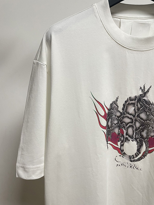 ジバンシイスーパーコピー プリント半袖Tシャツ