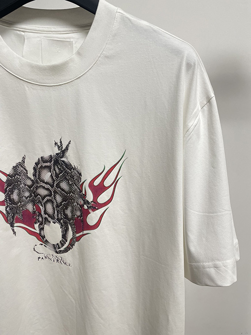 ジバンシイスーパーコピー プリント半袖Tシャツ