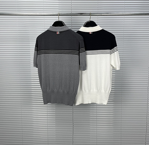 トムブラウン スタイリッシュな新しいPOLO半袖シャツ