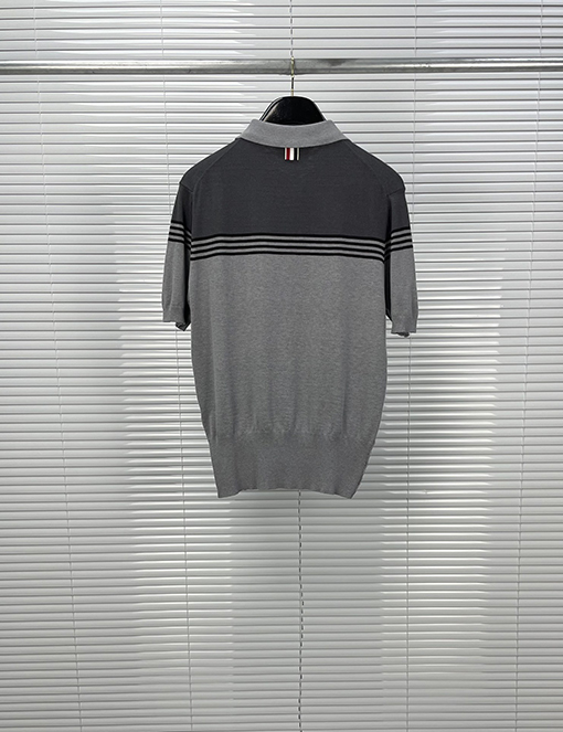 トムブラウン スタイリッシュな新しいPOLO半袖シャツ