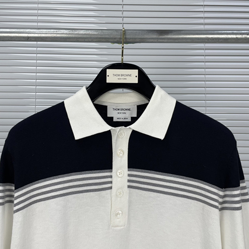 トムブラウン スタイリッシュな新しいPOLO半袖シャツ