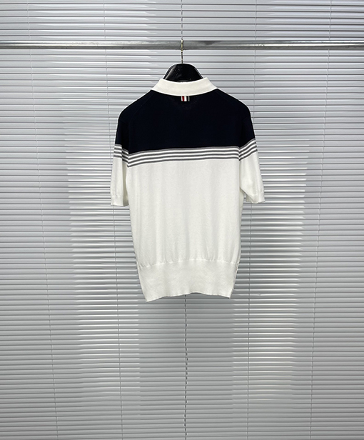 トムブラウン スタイリッシュな新しいPOLO半袖シャツ