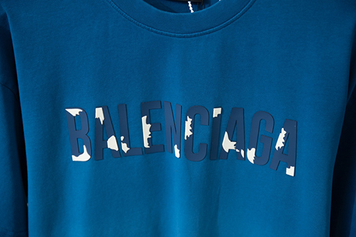 バレンシアガ   新しいクラシックロゴデザイン半袖Tシャツ