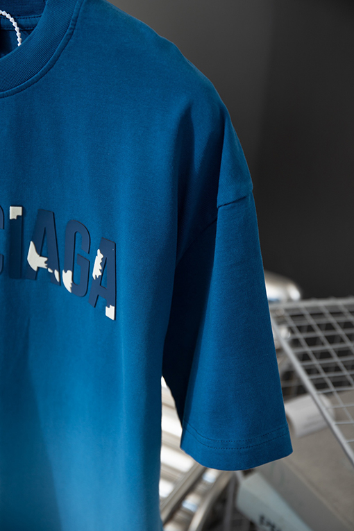 バレンシアガ   新しいクラシックロゴデザイン半袖Tシャツ