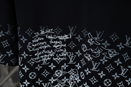 ルイヴィトンコピー   モノグラムプリント半袖Tシャツ