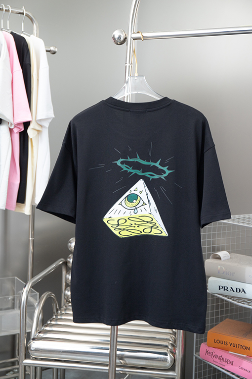 ロエベ スーパーコピー ピラミッドアイ半袖Tシャツ