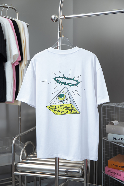 ロエベ スーパーコピー ピラミッドアイ半袖Tシャツ