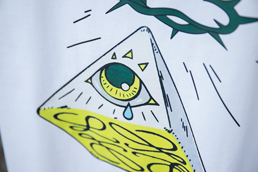 ロエベ スーパーコピー  ピラミッドアイ半袖Tシャツ