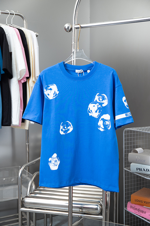 バーバリー ブルーローズシリーズ半袖Tシャツ