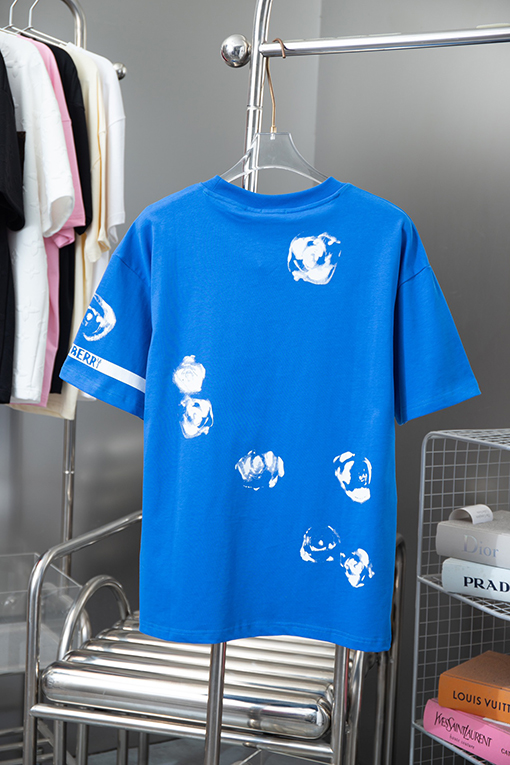 バーバリー ブルーローズシリーズ半袖Tシャツ