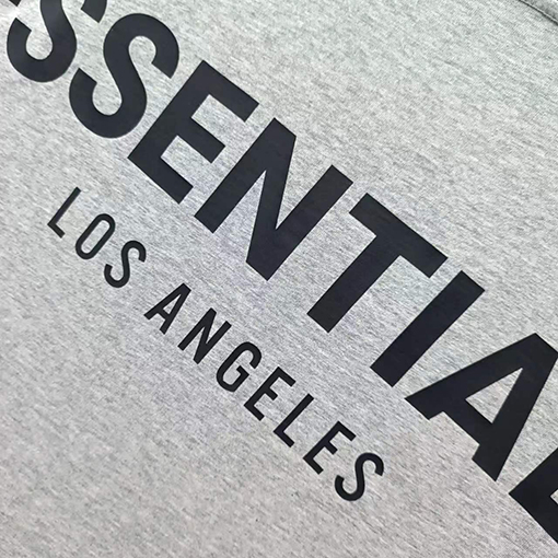 フィアオブゴッド  アルファベット綿高グラム半袖Tシャツ
