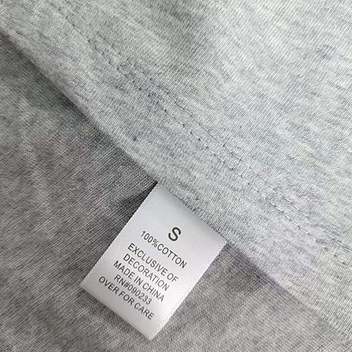 フィアオブゴッド  アルファベット綿高グラム半袖Tシャツ