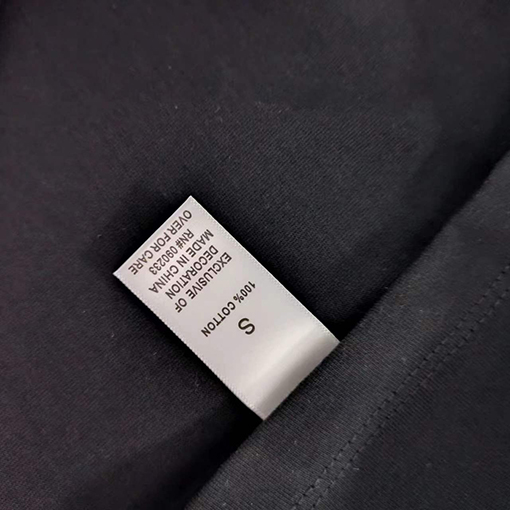 フィアオブゴッド  アルファベット綿高グラム半袖Tシャツ