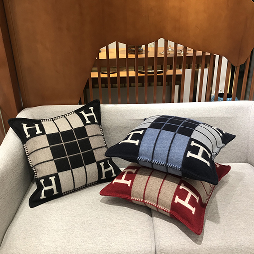 エルメス ファッションプリントクッション