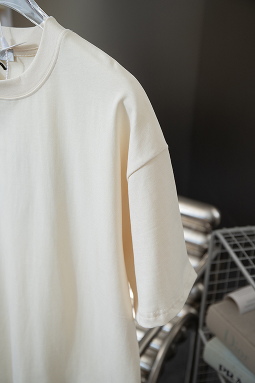 ディオール アルファベットロゴパターン刺繍ベルベット半袖Tシャツ