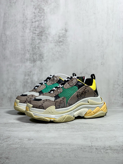 バレンシアガ X グッチ   TRIPLE S オリジナルエアレットスニーカー