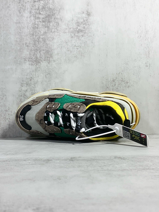 バレンシアガ X グッチ   TRIPLE S オリジナルエアレットスニーカー