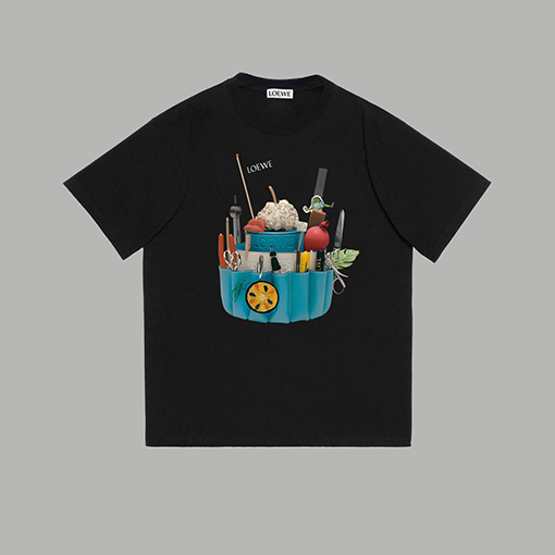 プラダコピー キッズプリント半袖Tシャツ