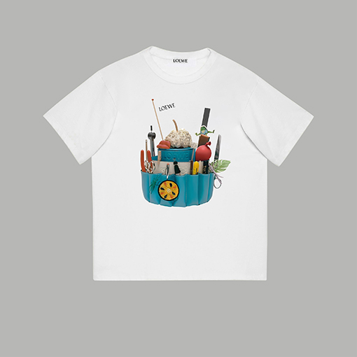 プラダコピー キッズプリント半袖Tシャツ