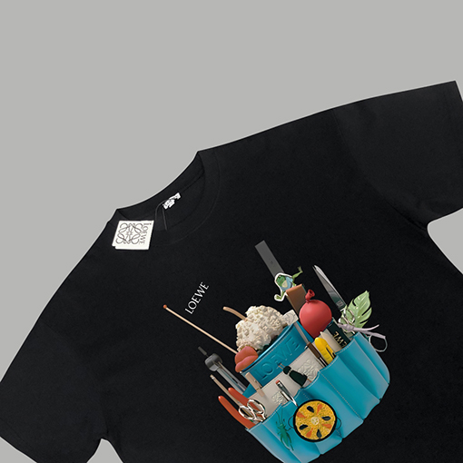 プラダコピー キッズプリント半袖Tシャツ