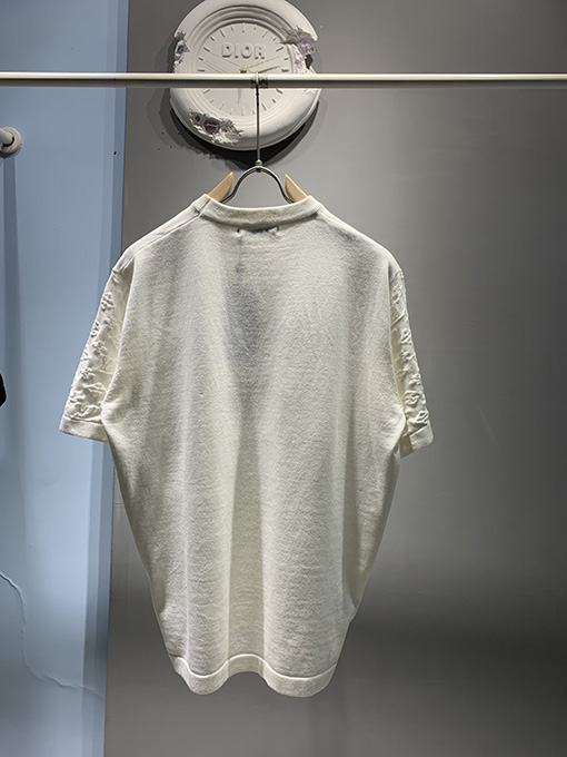 ルイヴィトン 袖ジャカード半袖Tシャ