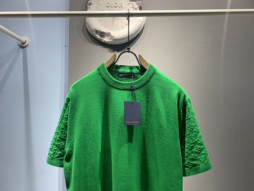 ルイヴィトン 袖ジャカード半袖Tシャ