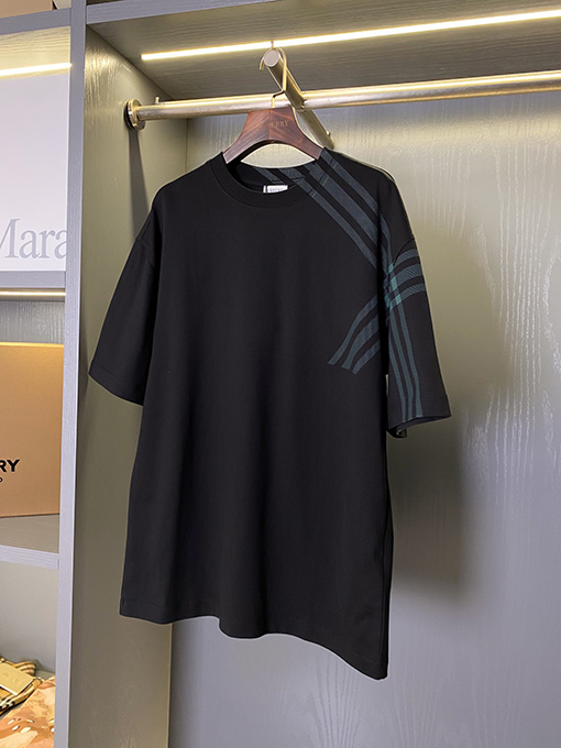 バーバリースーパーコピー チェック柄半袖Tシャツ