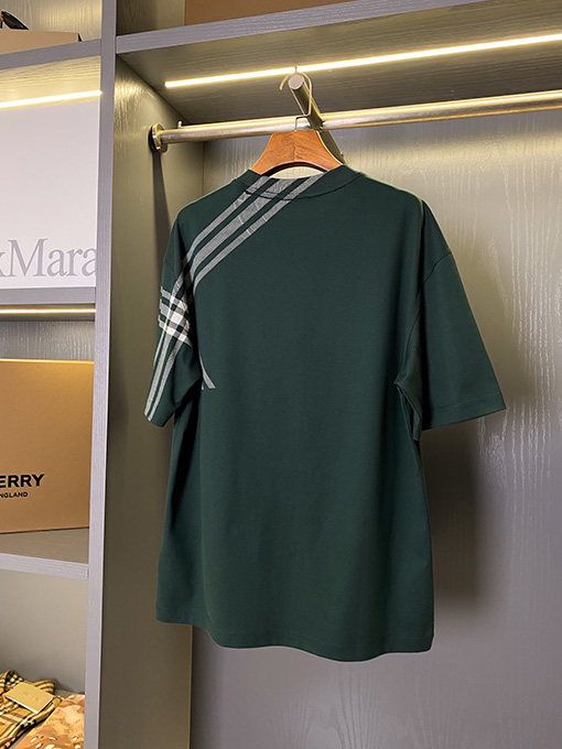 バーバリースーパーコピー チェック柄半袖Tシャツ