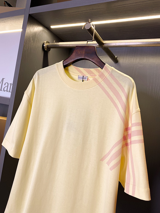 バーバリースーパーコピー チェック柄半袖Tシャツ